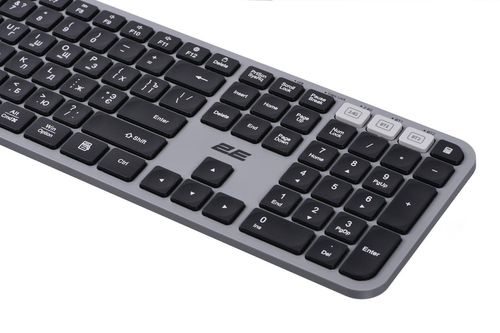 cumpără Tastatură 2E 2E-KS240WG KS240 WL BT Gray în Chișinău 