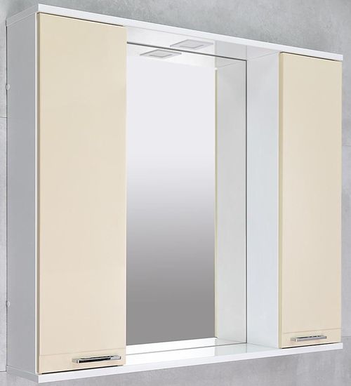купить Зеркало для ванной Bayro Rivera Duo 970x750 беж в Кишинёве 
