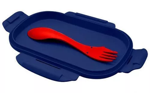 купить Контейнер для хранения пищи KiDS Licensing SP50071 Rectangular Lunch Box With Cutlery Spiderman в Кишинёве 