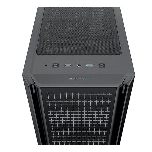 cumpără Carcasa Case Middletower Deepcool CG540 ATX Black, no PSU, Side panel Tempered Glass,  2xUSB3.0,  Audio x 1/Mic x 1, Pre-Installed LED Fans: Front 3X120mm, Rear 1X140mm (carcasa/корпус) în Chișinău 