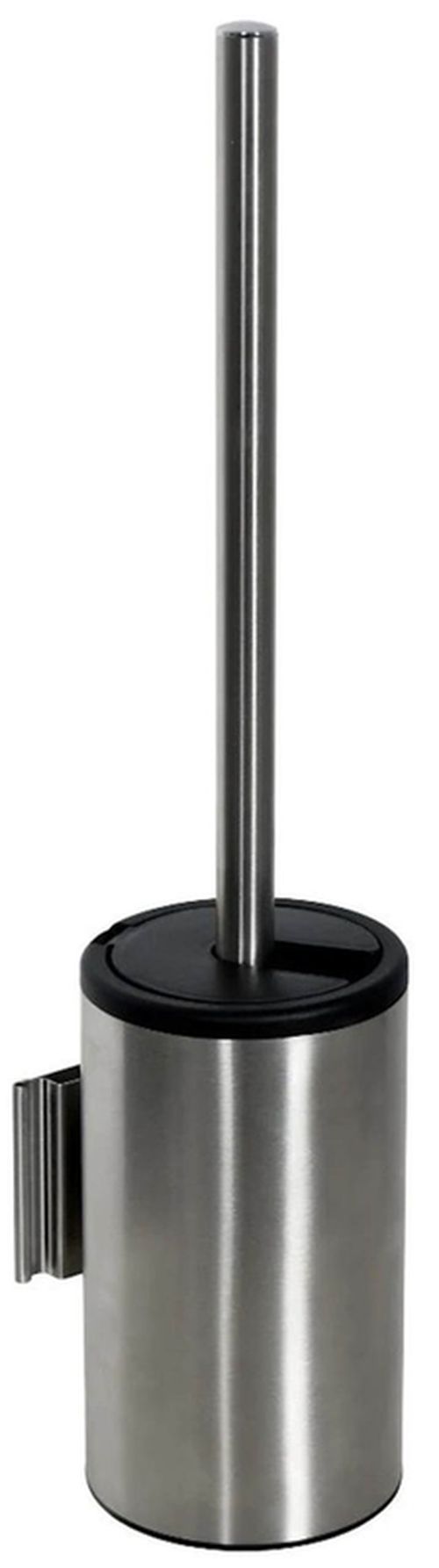 купить Ёршик для унитаза Bisk 07964 de perete cu capac MASTER LINE satin/nichel в Кишинёве 