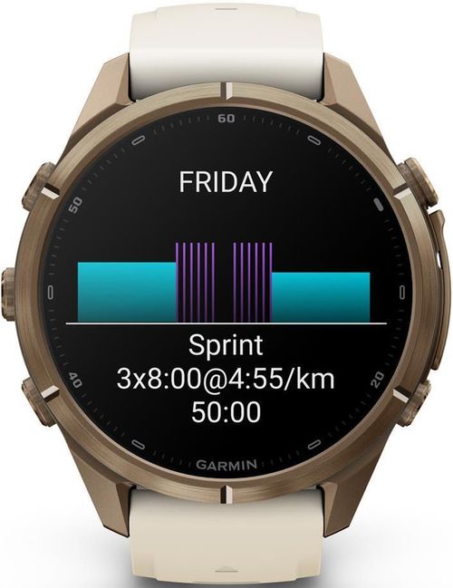 cumpără Ceas inteligent Garmin Fenix 9 Pro 43mm, GoldTi w/Crm/FrGry band (010-04335-26) în Chișinău 