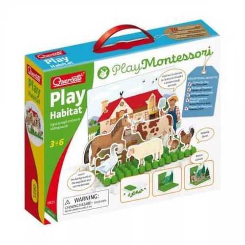 купить Головоломка Quercetti Q0621 Joc Play Habitat Montessori в Кишинёве 
