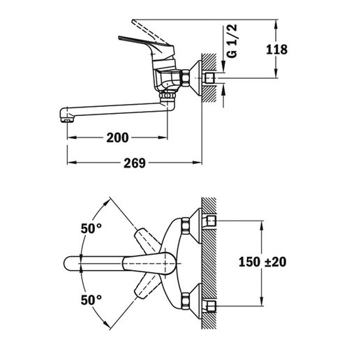 купить Смеситель кухонный Teka MTP 025 chrome в Кишинёве 