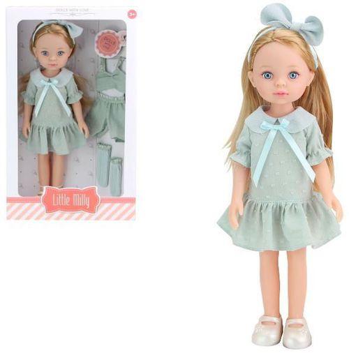 cumpără Păpușă Essa 91098-H Păpușa Mica Milly, în rochie azurie, 33 cm în Chișinău 