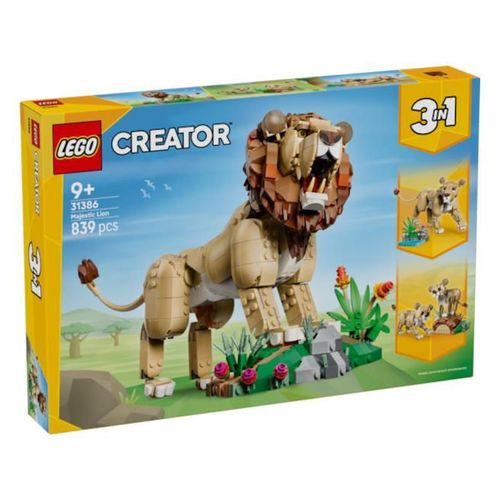 купить Конструктор Lego 31386 Creator 3-in-1. Animale sălbatice: Leul maiestuos в Кишинёве 