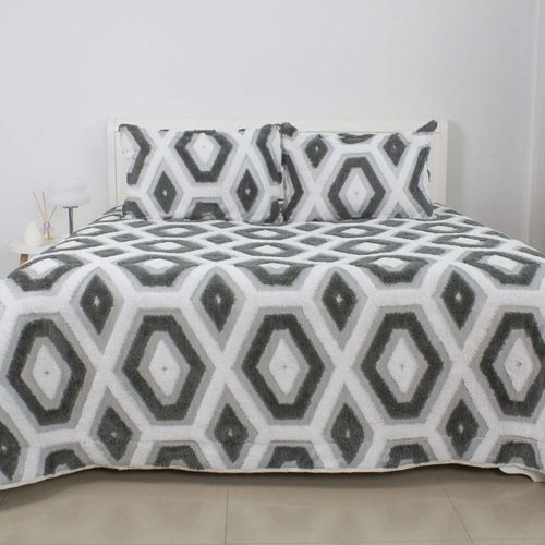 cumpără Textile de casă Relaxe Home 024553 Cuvertura TEP BOHO 220x240cm, Light Grey în Chișinău 