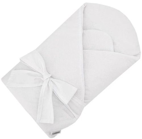cumpără Lenjerie de pat pentru copii Feedo 207203 Plic pentru infasat cu fundita Pure White, 75x75 cm în Chișinău 