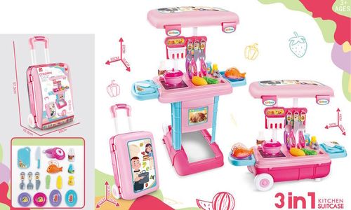 cumpără Bucătărie și veselă de jucărie Richi (13454) bucatarie cu accesorii pe baterii în Chișinău 