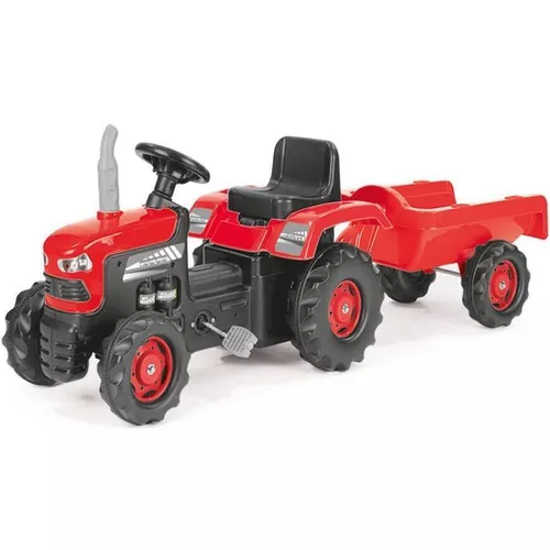 cumpără Vehicul pentru copii Dolu 8153 Tractor cu pedale cu remorca în Chișinău 