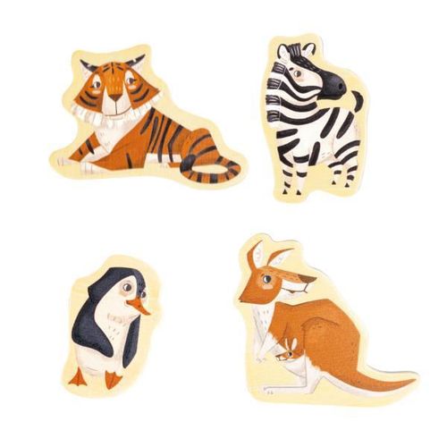 cumpără Jucărie Hape E2002 Set de figurine magnetice Animale în Chișinău 