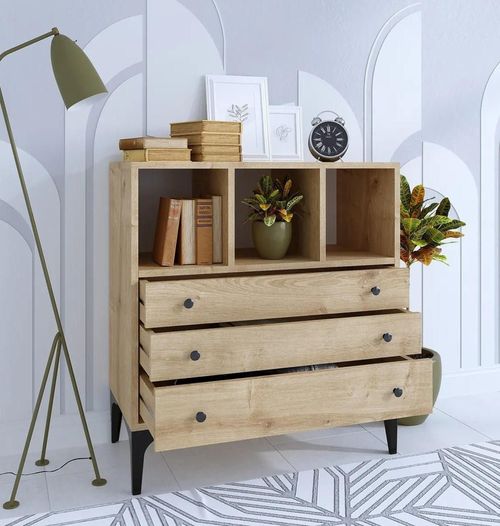 купить Комод Trendy Nevada v2, Stejar, 80x86x40cm (GTR005838) в Кишинёве 