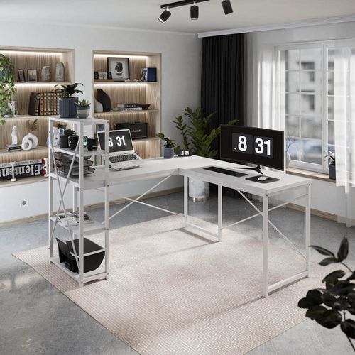 купить Офисный стол Mark Adler Leader 5.9 White в Кишинёве 