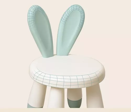 cumpără Set de mobilier pentru copii 4Play AT116 Bunny White/Blue în Chișinău 