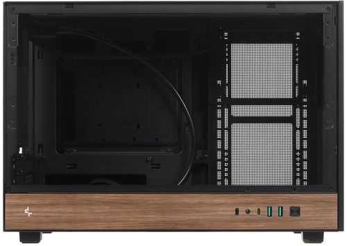 купить Корпус для ПК Deepcool CH260 WOOD Black в Кишинёве 