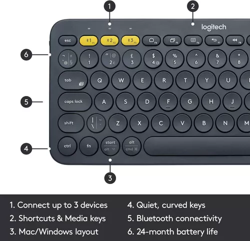 cumpără Tastatură Logitech K380 Dark Grey în Chișinău 