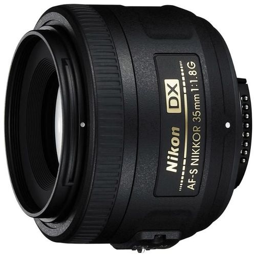 cumpără Obiectiv Nikon AF-S Nikkor 35mm f/1,8G, DX, filter: 52mm, JAA132DA în Chișinău 