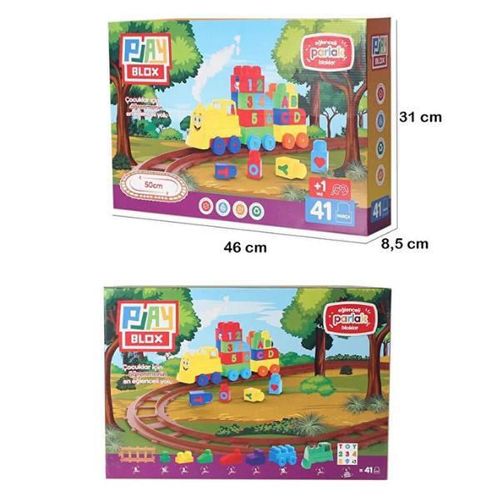 cumpără Set de construcție Play Toys 2403 Tren, 41 piese în Chișinău 
