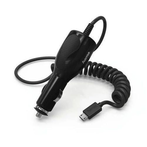 купить Зарядное устройство для автомобиля Hama 178372 Car charger, micro-USB, 1 A, black в Кишинёве 
