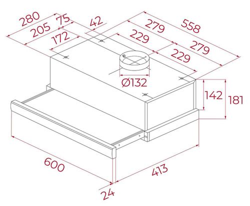 купить Вытяжка Teka TL6310 Black в Кишинёве 