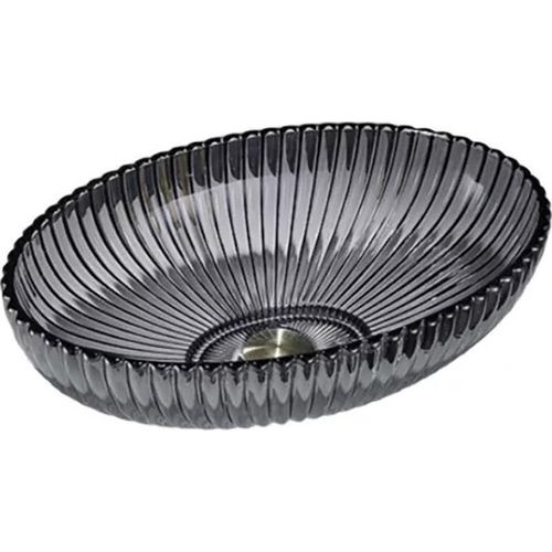 cumpără Lavoar SanDonna ST-GL49A din sticla pe blat scoica Gri în Chișinău 