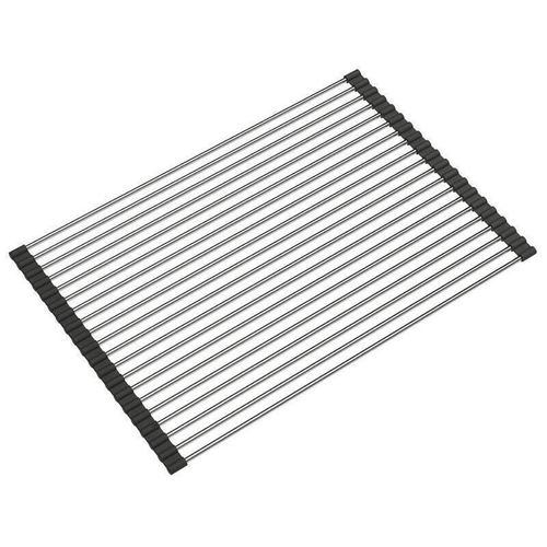 купить Сушка для посуды Helika-AquaSanita RM-3549 Stainless Steel + Silicone (Roll-Up Dish Drying Rack) в Кишинёве 