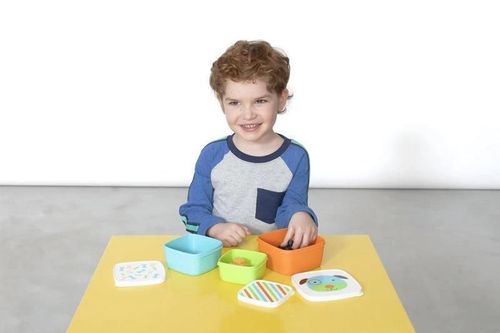 cumpără Seturi pentru hrănire bebelușilor Skip Hop 9H776310 Set 3 cutii pentru pranz Zoo Catel în Chișinău 