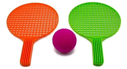 купить Теннисный инвентарь miscellaneous 8150 Palete tenis mini plastic (2 palete + minge) 5212 в Кишинёве 