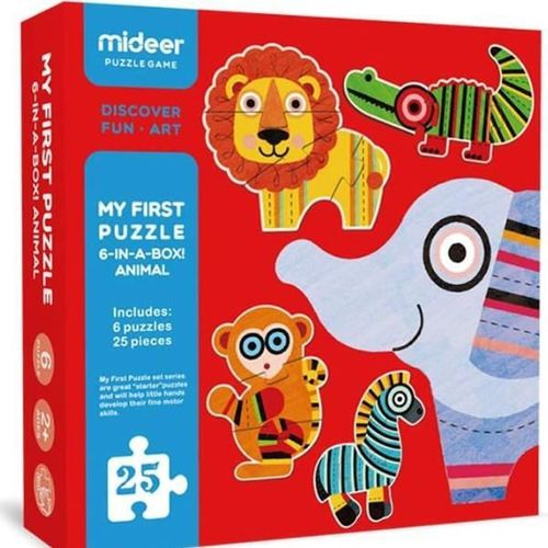 cumpără Puzzle Mideer MD0078-1 Primul puzzle Animale sălbatice în Chișinău 