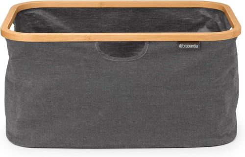 cumpără Coș pentru rufe Brabantia 23 27 25 Linn 40L, Pepper Black, Foldable în Chișinău 