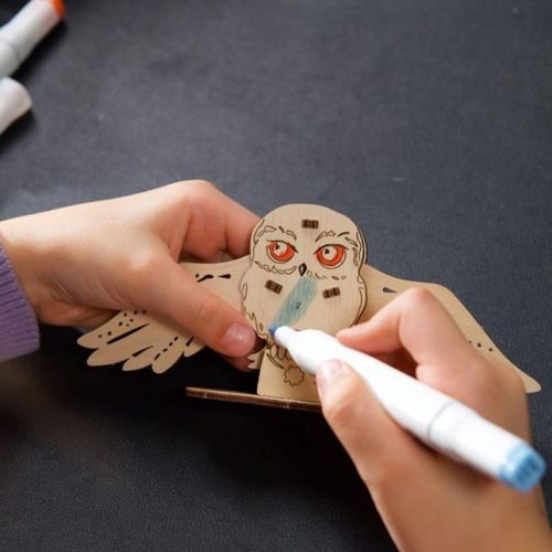 cumpără Puzzle Ugears 60898 3D Puzzle de colorat Hedwig în Chișinău 