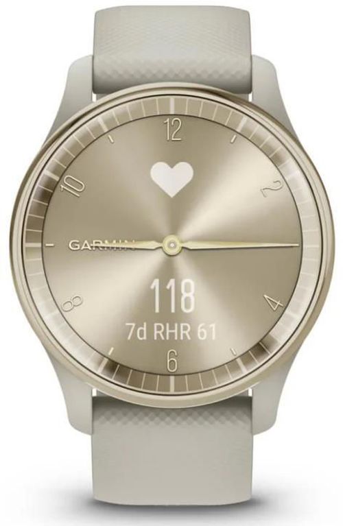 cumpără Ceas inteligent Garmin Vivomove Trend, Cream Gold (010-02665-02) în Chișinău 