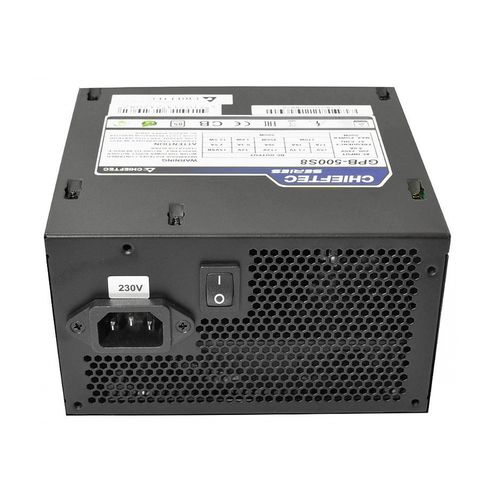 купить 500W ATX Power supply Chieftec GPB-500S8, 500W, ATX 12V 2.3, 120mm silent fan, 85 plus, Active PFC (Power Factor Correction) (sursa de alimentare/блок питания) в Кишинёве 