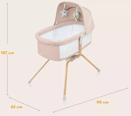 купить Колыбель Lionelo Malin Evo Beige Natural 3in1 в Кишинёве 