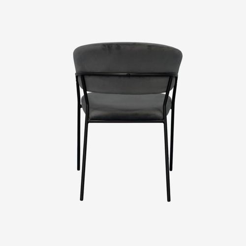 купить Комплект стол и стулья Evelin di Costacurta стол DT-533R B + 4 стула YTC-097B UF Blu-14 (Dark grey) в Кишинёве 