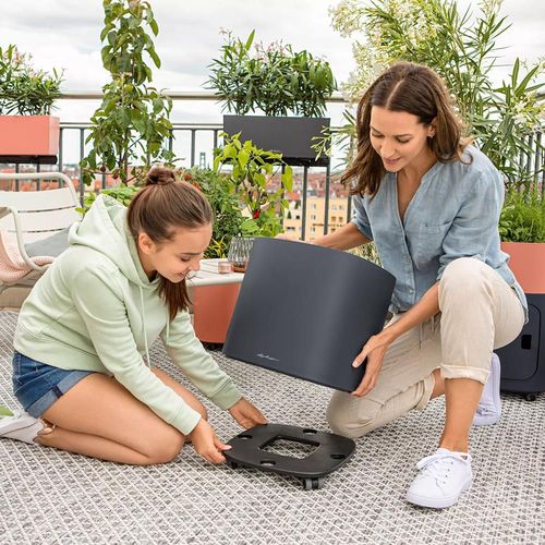 купить Цветочный горшок Lechuza Pila Planter, Coral Red в Кишинёве 