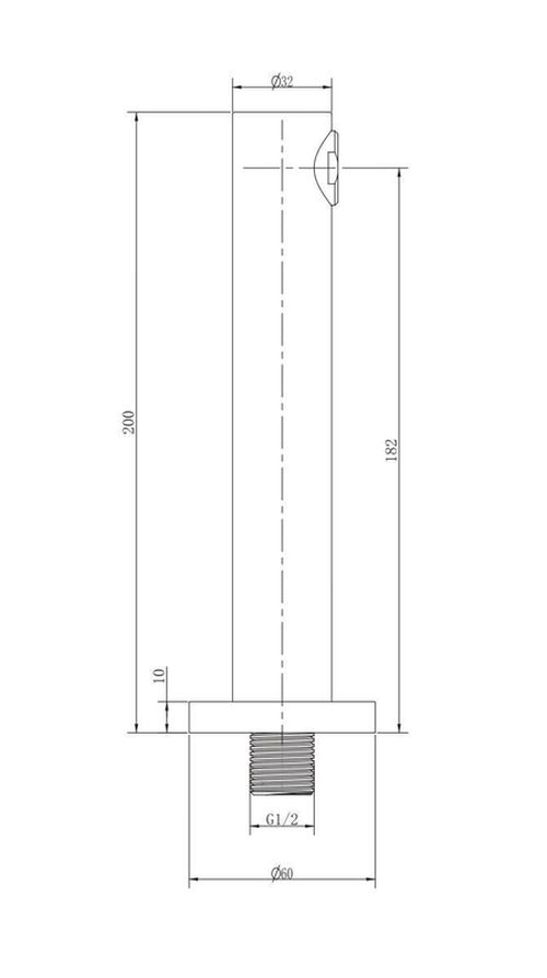 cumpără Baterie pentru cadă F-Design L-182 FD8-003-11 crom în Chișinău 