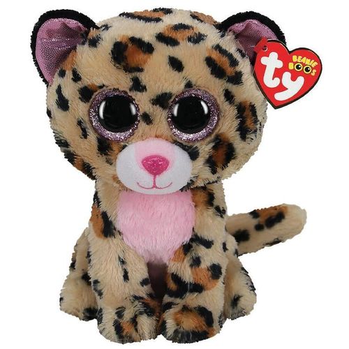 купить Мягкая игрушка TY TY36490 LIVVIE brown/pink leopard 24 cm в Кишинёве 