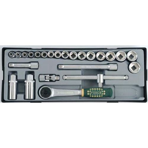 cumpără Cheie fixă Force T3251725 Set de chei tubulare si clichete de 3/8" 25 bucati în Chișinău 