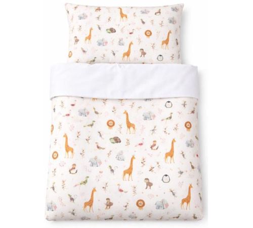 cumpără Lenjerie de pat pentru copii Veres VR 154.5.04.10 Фланель Африка (90x110/40x60) (3ед.) în Chișinău 