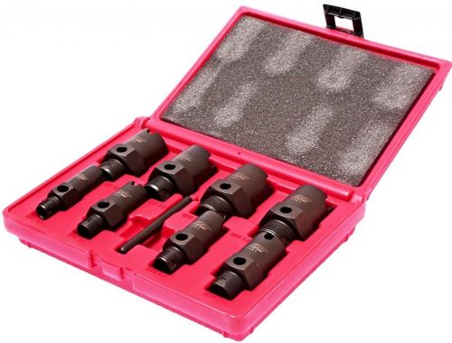 cumpără Set de unelte de mână JTC JTC-1361 Набор для восстановления резьбы штуцеров систем кондиционирования (9 предмета) în Chișinău 