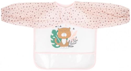купить Слюнявчики Kikka Boo 31303030032 Baveta cu maneci lungi Savanna Pink в Кишинёве 