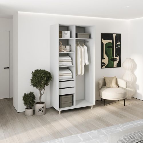 cumpără Dulap my-STYLE C10H1T01BM04-U11, 100x210, серый în Chișinău 