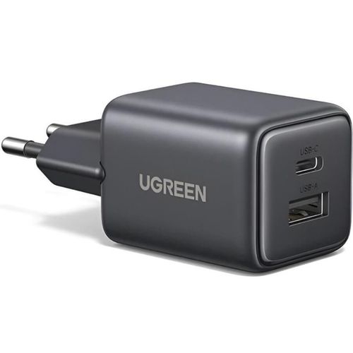 cumpără Încărcător cu fir Ugreen 65737 GaN USB-A, Type-C, 20W QC3.0, X514, Black în Chișinău 
