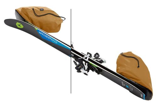 купить Сумка дорожная THULE Husa RoundTrip Ski Roller 192 cm black в Кишинёве 
