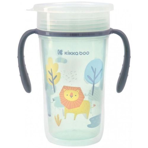 cumpără Cană cu pai Kikka Boo 31302030051 Cana cu manere 360 Sippy Cup Lion în Chișinău 