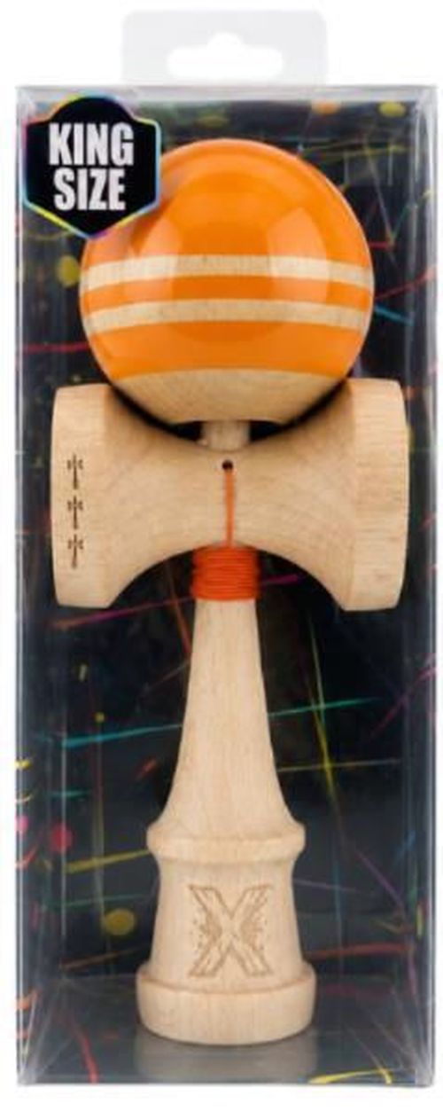 купить Активная игра Essa 164337 Kendama Flippy X Original Rainbow, King Size, portocaliu-maro в Кишинёве 