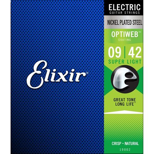 купить Струна для музыкального инструмента Elixir Optiweb Electric Super Light 19002 в Кишинёве 