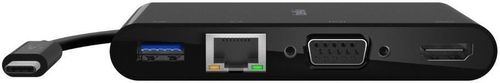 купить Переходник для IT Belkin AVC004BTBK USB-C  Ethernet/HDMI/VGA/USB-A/100W PD в Кишинёве 