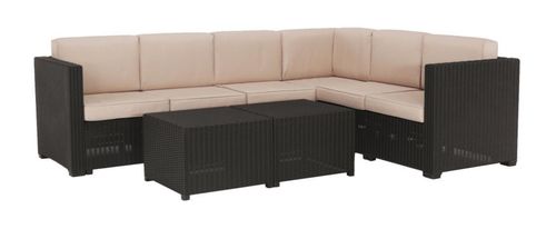 купить Набор садовой мебели Mobhaus Roden (Brown/Beige) в Кишинёве 